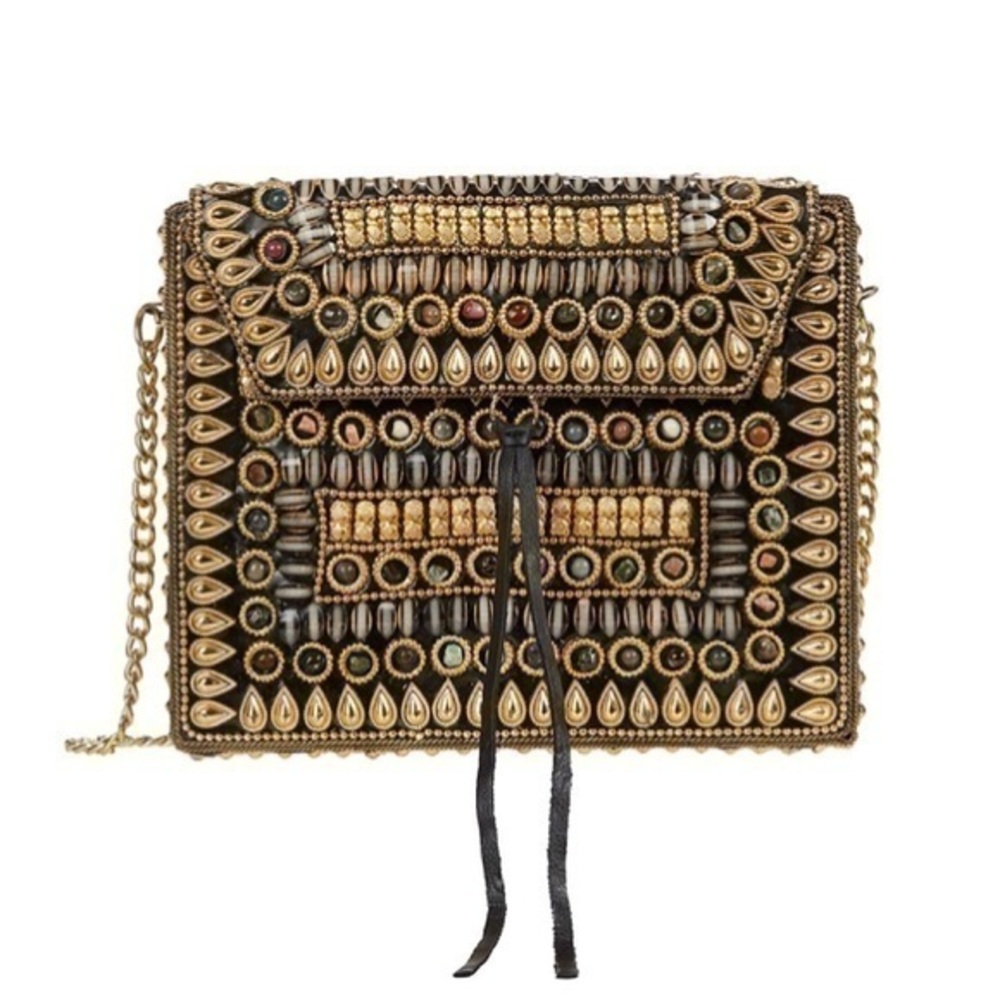 LULU NYC HANDCRAFTED GOLD MULTI METAL CROSSBODY❗️